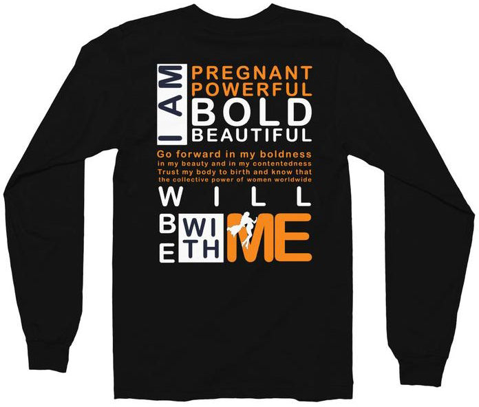 Mum Masters maternity jersey comfortable Long sleeve t-shirt - mummaster