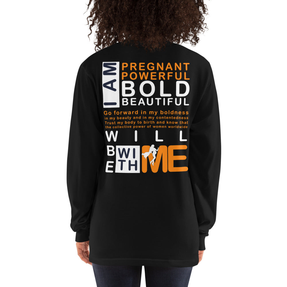 Mum Masters maternity jersey comfortable Long sleeve t-shirt - mummaster