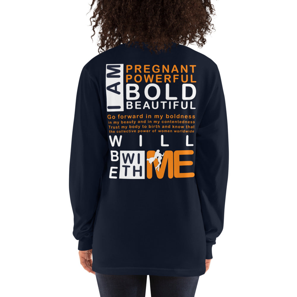 Mum Masters maternity jersey comfortable Long sleeve t-shirt - mummaster