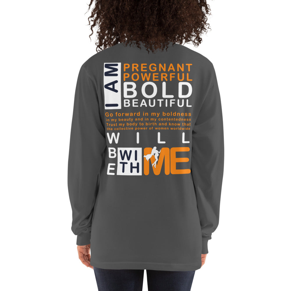 Mum Masters maternity jersey comfortable Long sleeve t-shirt - mummaster